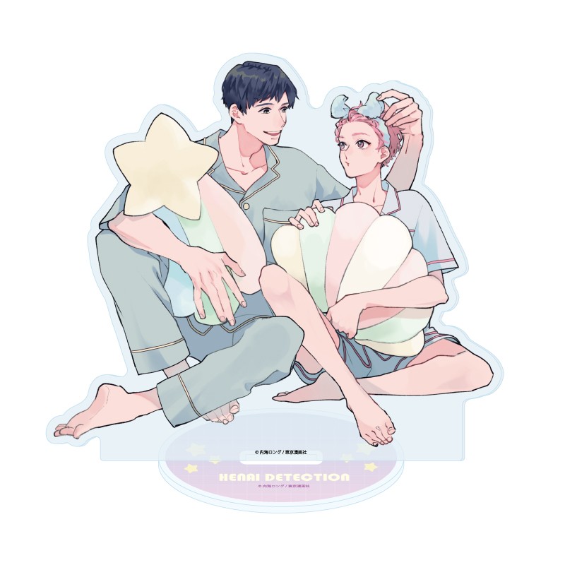 (PO) Acrylic Stand Desire Detection 01 Shinokawa Tsukasa & Nakae Mikihisa (Original Illustration)