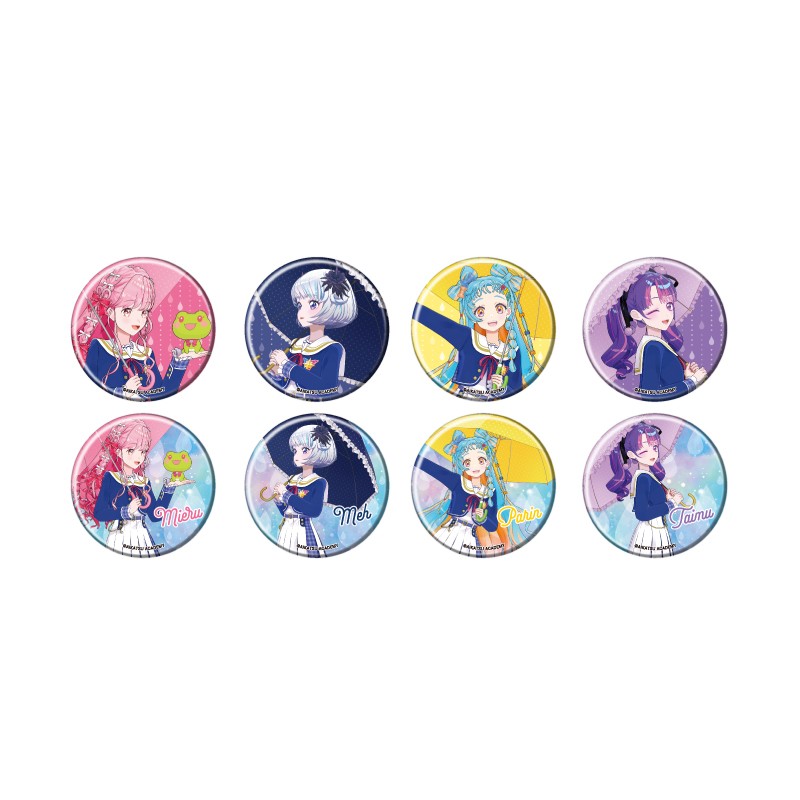(PO) Can Badge Aikatsu Academy! 01 Rainy Season Ver. (Original Photograph) [BOX]