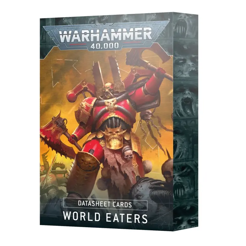 Warhammer 40k Datasheet Cards: World Eaters