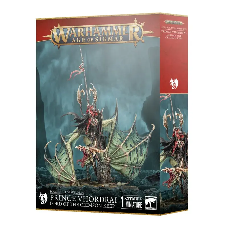 Warhammer Age of Sigmar: Soulblight Gravelords - Prince Vhordrai Lord of the Crimson Keep