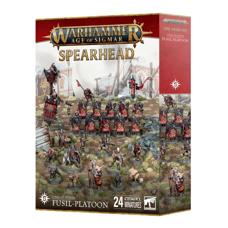 Warhammer Age Of Sigmar: Spearhead - Cities Of Sigmar Fusil-Platoon