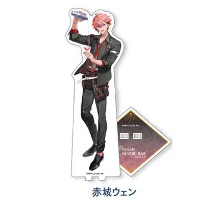 (KP) Nijisanji Heroic Bar Animate Cafe Acrylic Stand - Akagi Wen