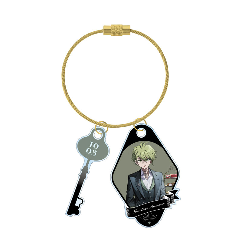 Danganronpa Series Wata Illustration Amami Rantaro Maid & Butler Ver. Twin Wire Acrylic Key Chain