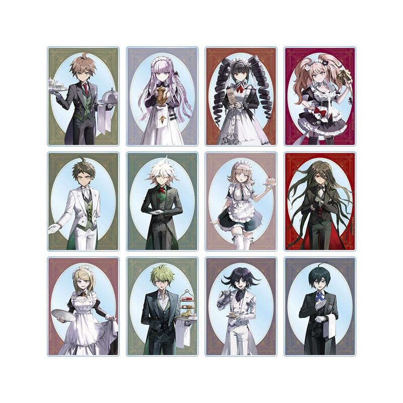 Danganronpa Series Wata Illustration Maid & Butler Ver. Trading Acrylic Card [BOX]