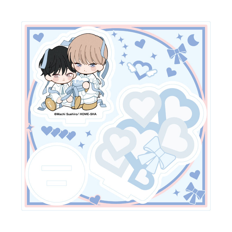 Acrylic Stand Plate .Bloom & -mellow kiss- 01 Chiguhagu na Kiss (Official Illustration)