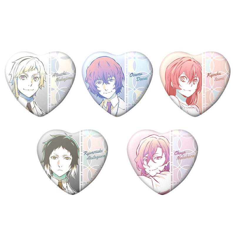 Bungo Stray Dogs Trading Heart Can Badge (Re-issue) [BOX]