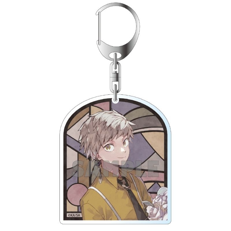 Bungo Stray Dogs Harukawa 35 Illustration Acrylic Key Chain Nakajima Atsushi (Re-issue)
