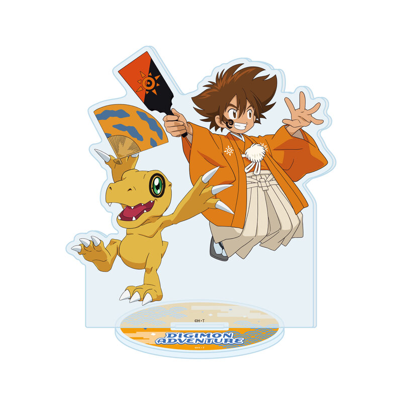 Acrylic Stand Digimon Adventure 09 Yagami Taichi & Agumon New Year Ver. (Original Illustration)