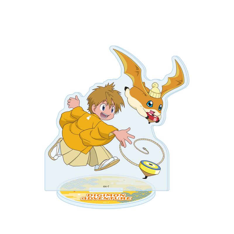 Acrylic Stand Digimon Adventure 15 Takaishi Takeru & Patamon New Year Ver. (Original Illustration)