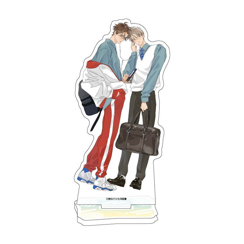 Acrylic Stand Guri Nojiro Works 01 Students' First Date Plans @ Ikebukuro BL Fair (Original Illustration)