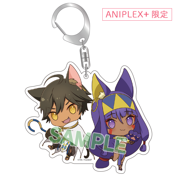 Fate/Grand Order THE MOVIE Divine Realm of the Round Table: Camelot - Nyaforme Acrylic Charm Ojimandias & Nitocris (GF)