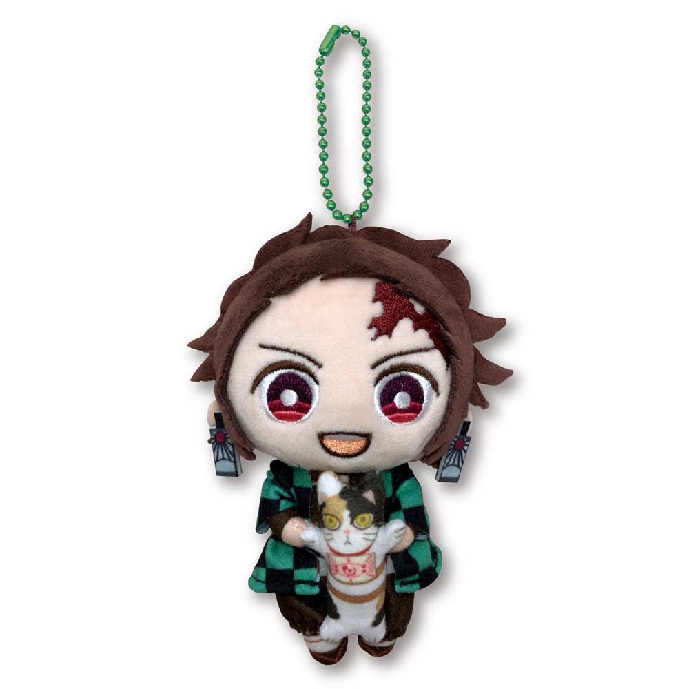 Demon Slayer: Kimetsu no Yaiba Buruburuzu Plush Mascot - Kamado Tanjiro (Re-issue)