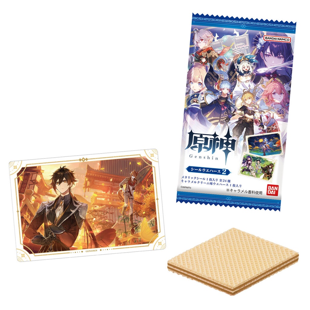 [SALE] Genshin Impact Sticker Wafer Card 2 [BOX]