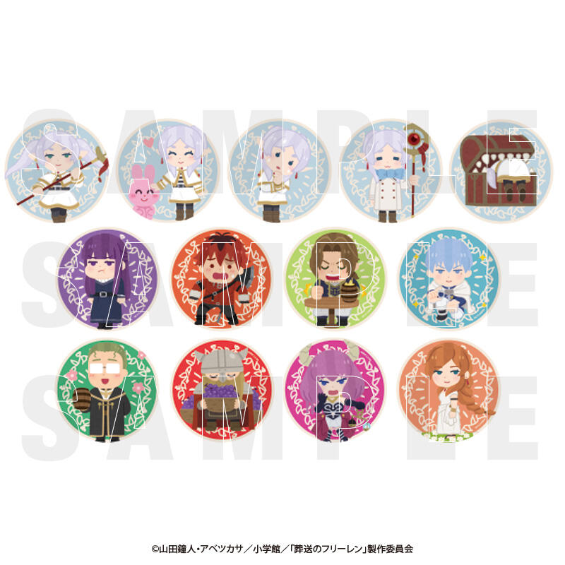 Frieren: Beyond Journey's End x Irasutoya Trading Metallic Can Badge [BOX]