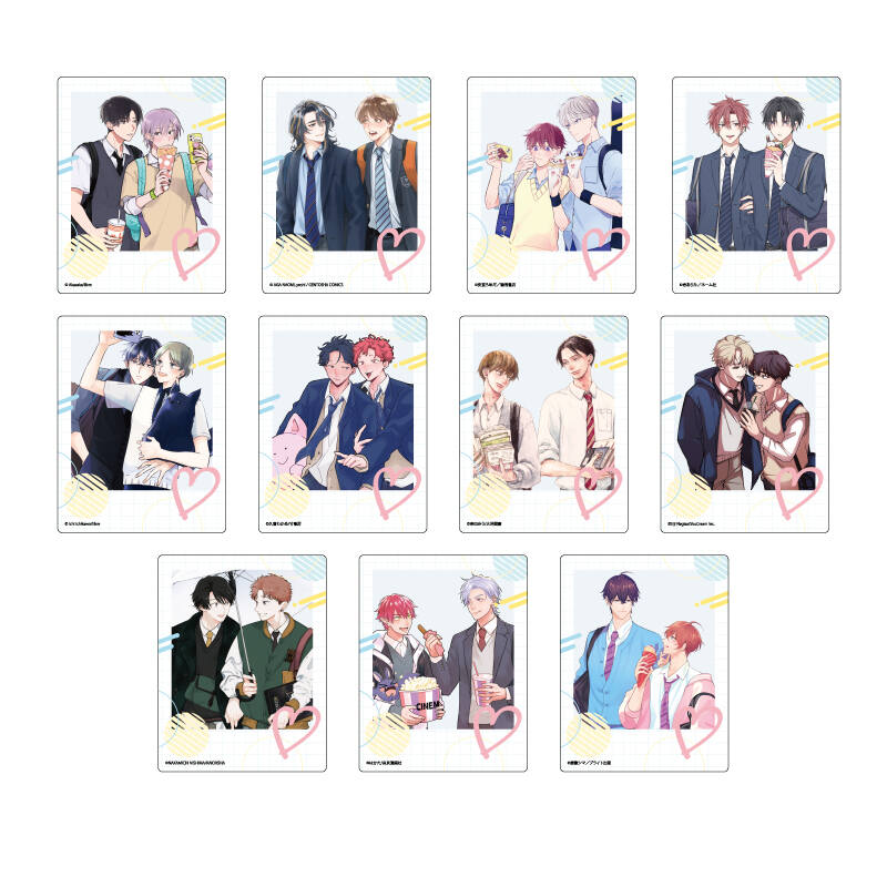 Acrylic Card Students' First Date Plans @ Ikebukuro BL Fair 01 Original Illustration [BOX]