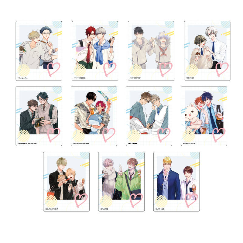 Acrylic Card Students' First Date Plans @ Ikebukuro BL Fair 03 Original Illustration [BOX]