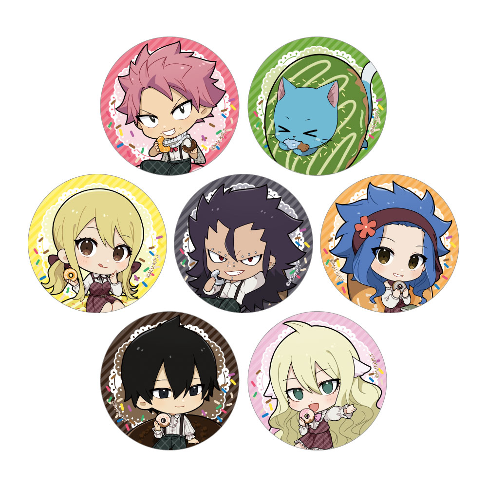 (PO) Fairy Tail 100 Years Quest Trading Can Badge Donut / Ver. A [BOX]
