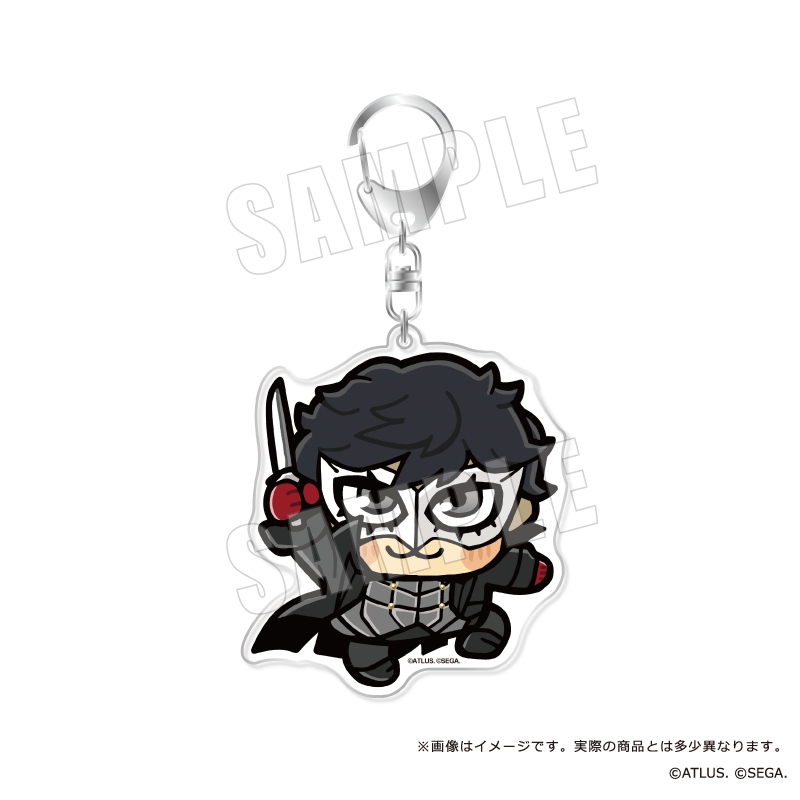 Persona 5 Royal Protagonist x Bkub Big Acrylic Key Chain 02 Joker (Re-issue)