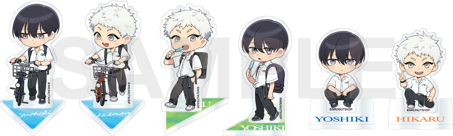 The Summer Hikaru Died Trading Mini Character Acrylic Stand School Commute Series [BOX]