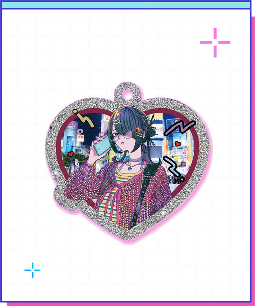 (NG) Needy Streamer Overload - Tomeihan Key Visual (KV) Acrylic Keychain - Ame-chan