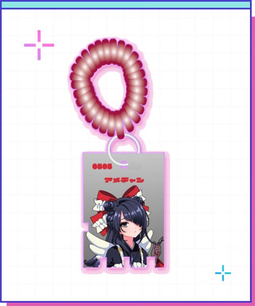 (NG) Needy Streamer Overload - Ame-chan Retro Color Acrylic Keychain