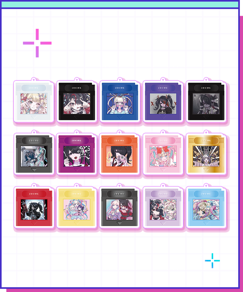 (NG) Needy Streamer Overload - Game Cartridge Style Random Acrylic Keychain