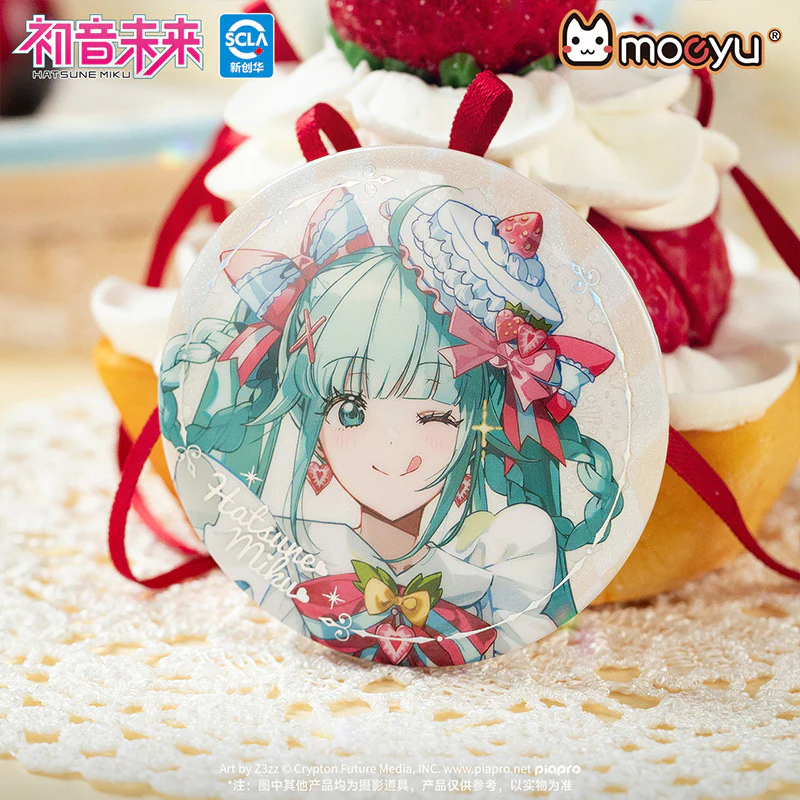 Hatsune Miku Sweet Intertwined Series Can Badge - Playful 