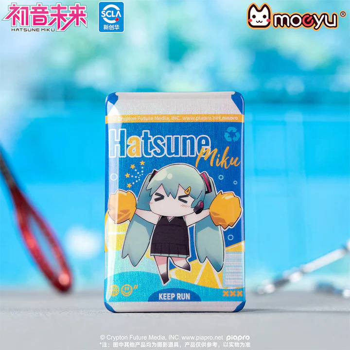Hatsune Miku Running Series Can Badge Cheering