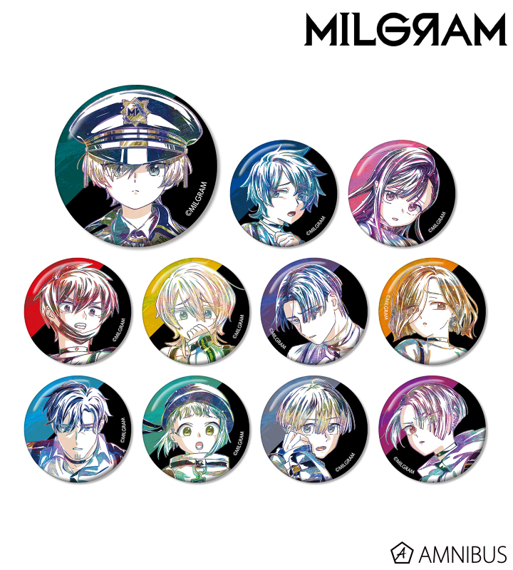 MILGRAM Trading Ani-Art Tin Badge [BOX]