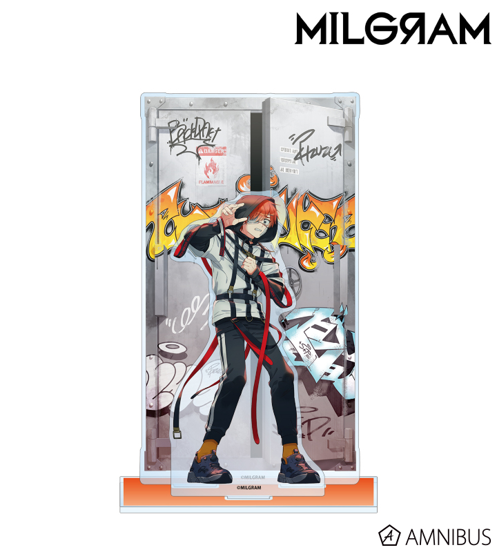 MILGRAM Futa "Backdraft" CD Jacket Illustration ver. Acrylic Diorama