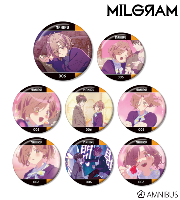 MILGRAM Trading MV Tin Badge Mahiru "I Love You" [BOX]