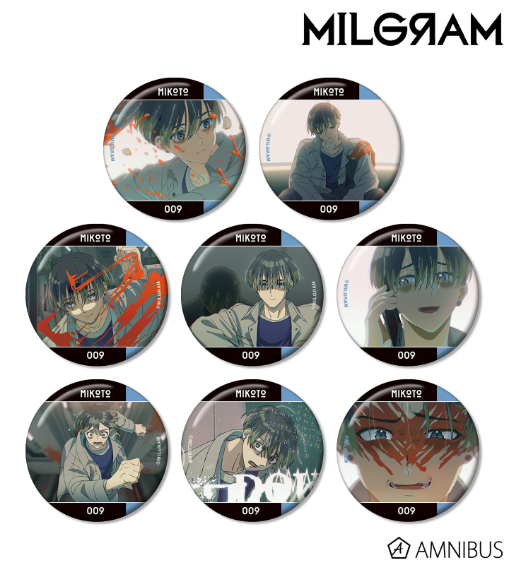 MILGRAM Trading MV Tin Badge Mikoto "Double" [BOX]