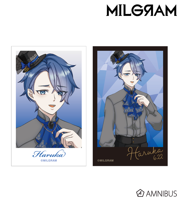 MILGRAM Original Illustration Haruka Birthday ver. Vol.2 Instant Camera Like Illustration Card (Set of 2)