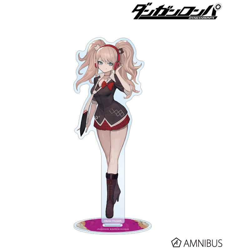 Danganronpa Series lack Illustration Junko Enoshima Headphones ver. BIG Acrylic Stand