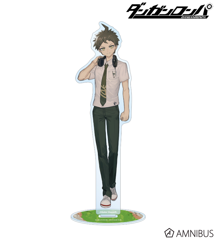 Danganronpa Series lack Illustration Hajime Hinata Headphones ver. BIG Acrylic Stand