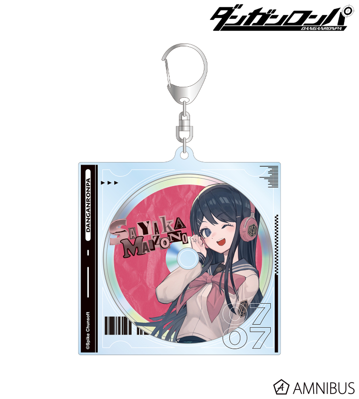 Danganronpa Series lack Illustration Sayaka Maizono Headphones ver. BIG Acrylic Keychain