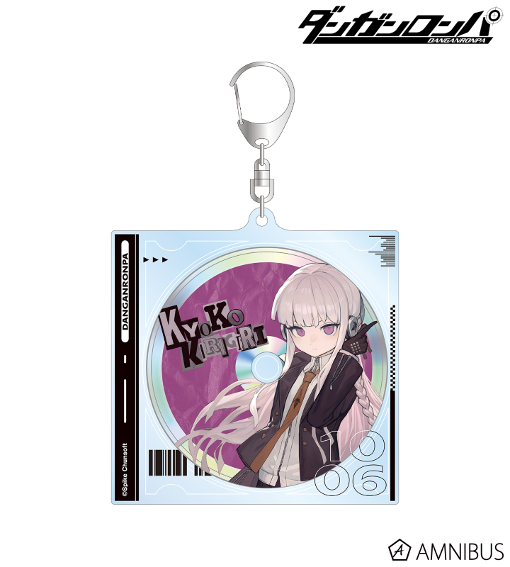Danganronpa Series lack Illustration Kyoko Kirigiri Headphones ver. BIG Acrylic Keychain