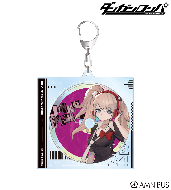 Danganronpa Series lack Illustration Junko Enoshima Headphones ver. BIG Acrylic Keychain