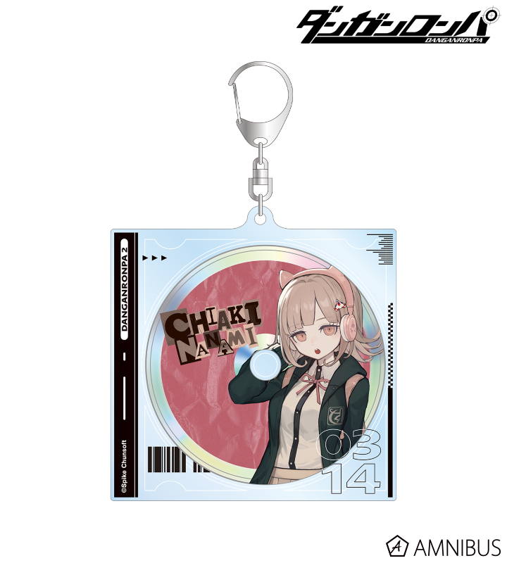 Danganronpa Series lack Illustration Chiaki Nanami Headphones ver. BIG Acrylic Keychain