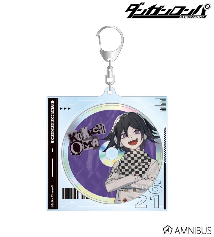 Danganronpa Series lack Illustration Kokichi Oma Headphones ver. BIG Acrylic Keychain