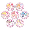 Hologram Can Badge (65mm) Aikatsu! Series x Sanrio Characters 02 Mini Character Illustration [BOX]
