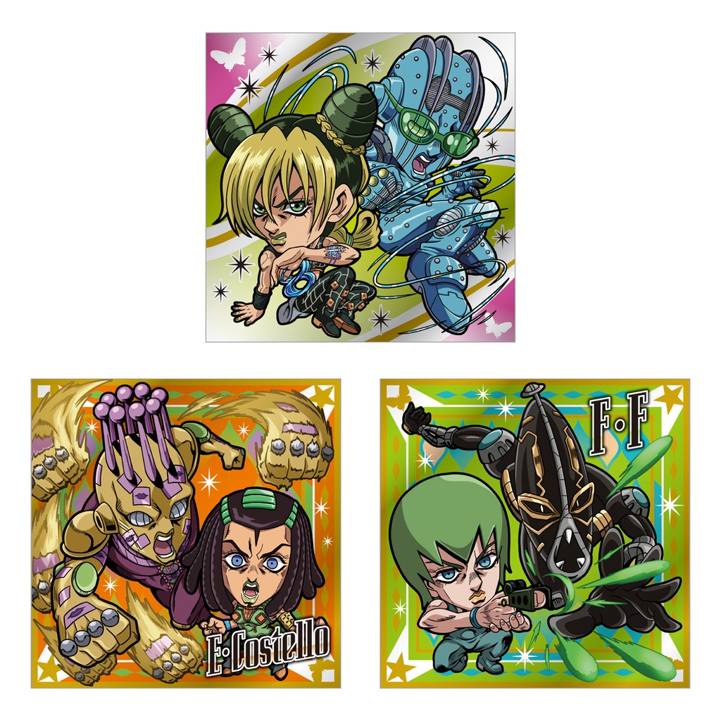 (PO) Nyaformation Jojo's Bizarre Adventure Sticker Wafer Stone Ocean [BOX]