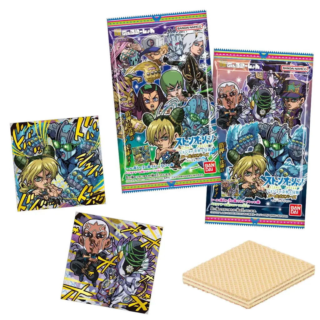 Nyaformation Jojo's Bizarre Adventure Sticker Wafer Stone Ocean [BOX]