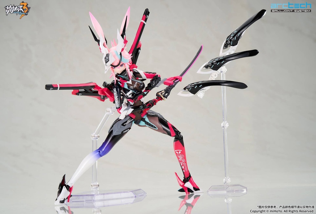 (PO) ARCTECH Posable Series Honkai Impact 3rd Sakura Yae Darkbolt Jonin Neon Shade Ver.