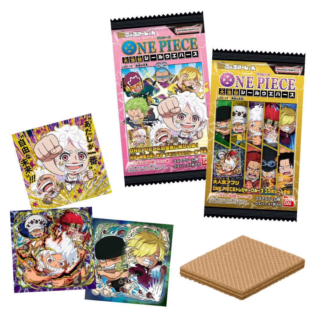 Nyaformation One Piece Pirates Sticker Wafer Card LOG. 13 [BOX]