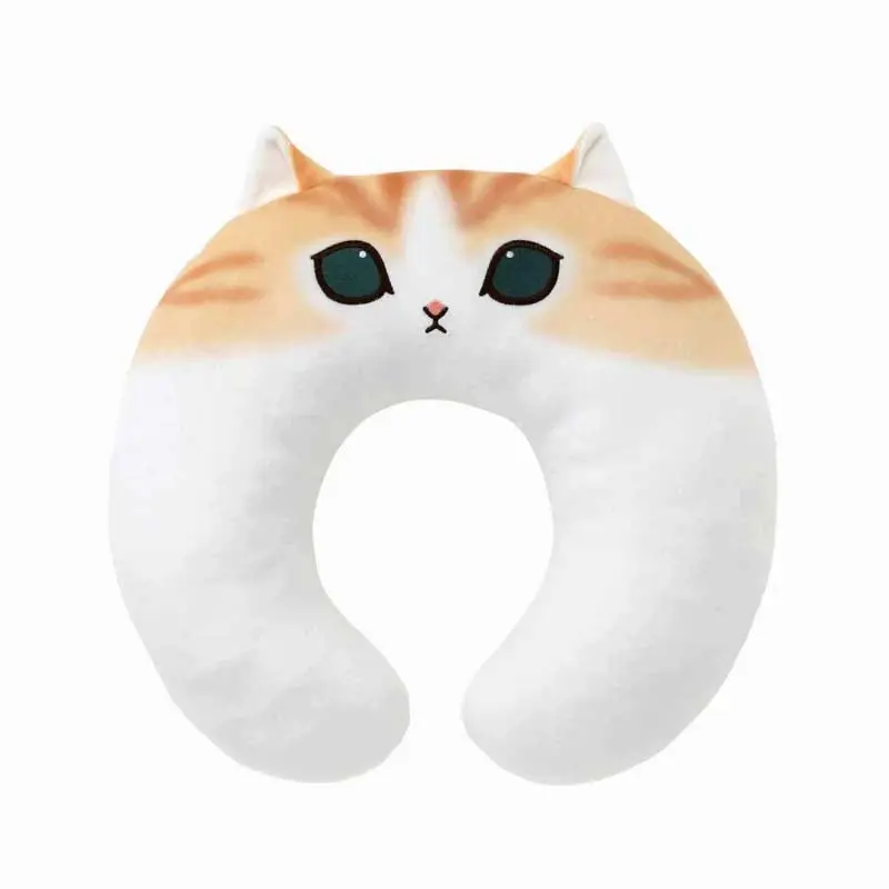 (SA) Mofusand Fluffy Cat Face Neck Pillow