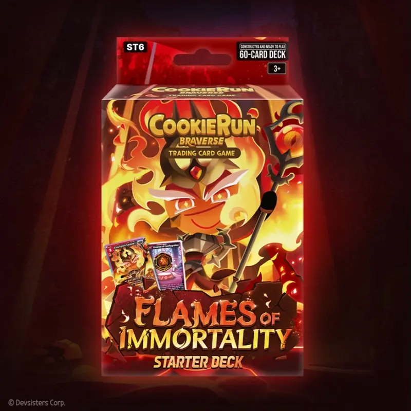 CookieRun Card Game Starter Deck - Flame of Immortally [ST-6] [BOX]