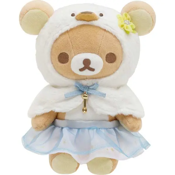 (SA) Rilakkuma Swan and Golden Flower Plush Rilakkuma