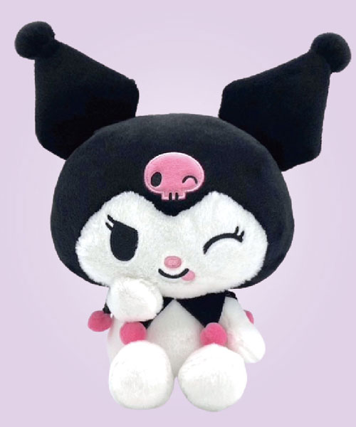 (SA) Sanrio Characters Mascot Plush Kuromi Wink