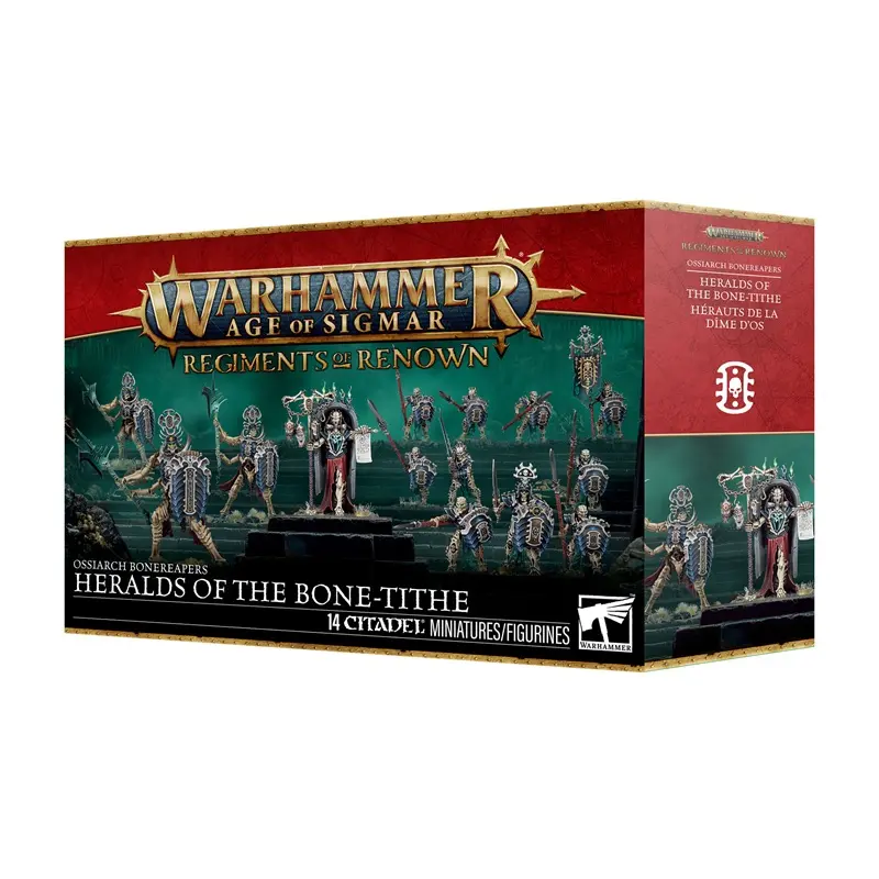 Warhammer Age of Sigmar Regiments of Renown: Ossiarch Bonereapers - Heralds of the Bone-Tithe